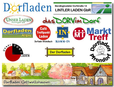 Dorfladen-Logos Dorfläden in Deutschland